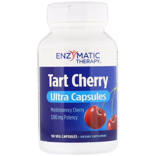 Enzymatic Therapy, Tart Cherry, Ultra Capsules, 90 Veg Capsules فوائد