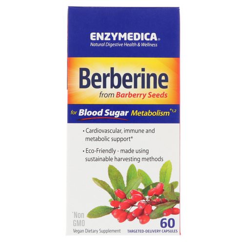 Enzymedica, Berberine, 60 Capsules فوائد
