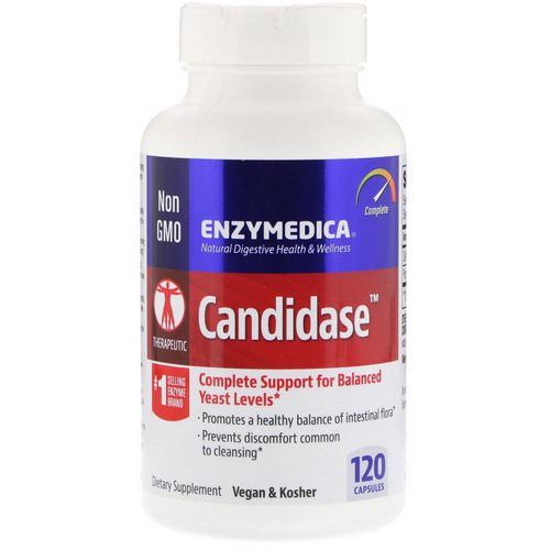 Enzymedica, Candidase, 120 Capsules فوائد