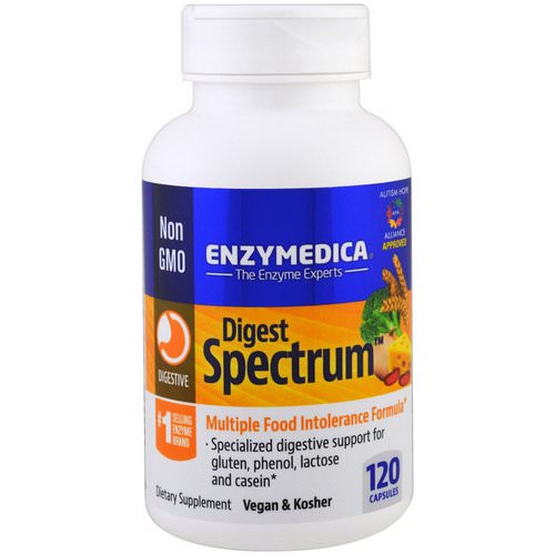 Enzymedica, Digest Spectrum, 120 Capsules فوائد