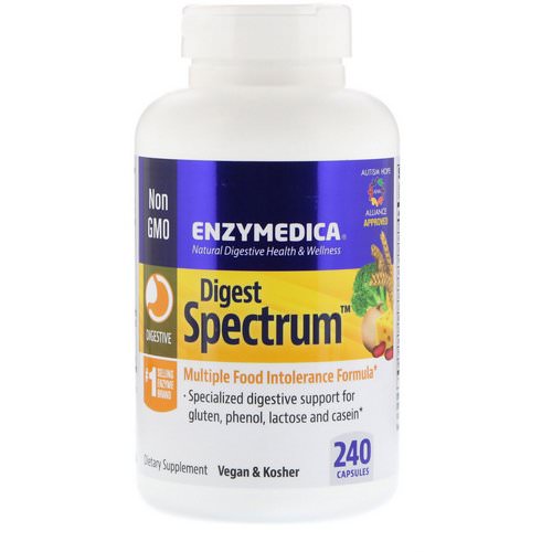 Enzymedica, Digest Spectrum, 240 Capsules فوائد