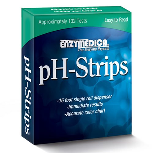 Enzymedica, pH-Strips, 16 Foot Single Roll Dispenser فوائد