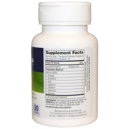 Enzymedica, Pro Bio, Guaranteed Potency Probiotic, 30 Capsules:البر,بي,تيك, الهضم