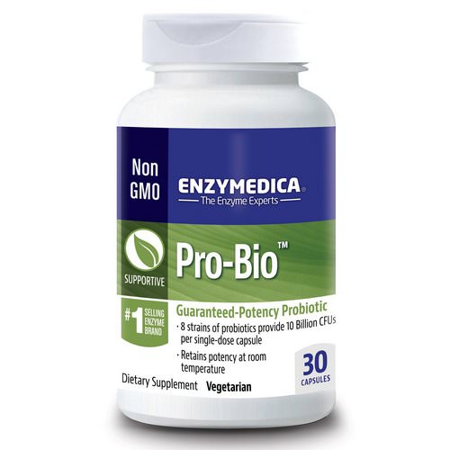 Enzymedica, Pro Bio, Guaranteed Potency Probiotic, 30 Capsules فوائد