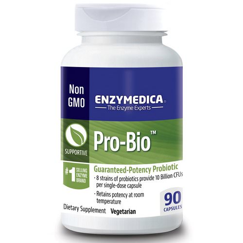 Enzymedica, Pro-Bio, Guaranteed Potency Probiotic, 90 Capsules فوائد