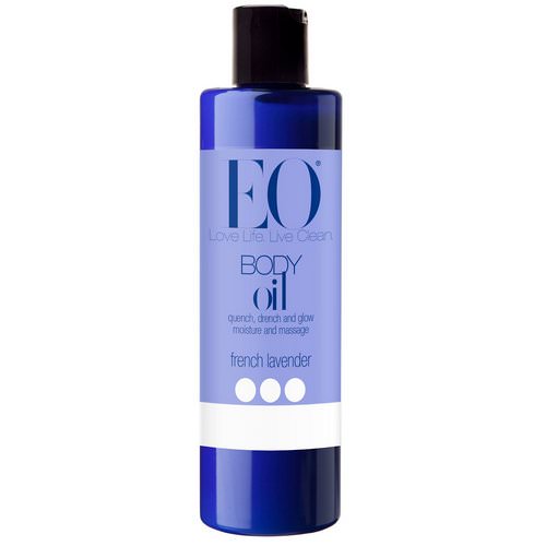 EO Products, Body Oil, French Lavender, 8 fl oz (236 ml) فوائد