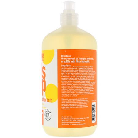 EO Products, Everyone for Every Body, Kids Soap, 3 in 1, Orange Squeeze, 32 fl oz (946 ml):جل الاستحمام, غس,ل جسم الطفل