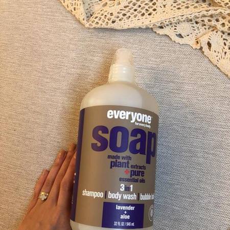 EO Products Body Wash Shower Gel Bubble Bath - حمام الفقاعات, جل الاستحمام, غس,ل الجسم, الدش