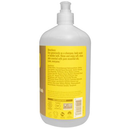 EO Products, Everyone Soap for Every Body, 3 in 1, Coconut + Lemon, 32 fl oz (946 ml):شامب, العناية بالشعر