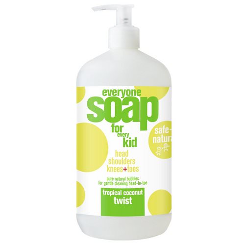 EO Products, Everyone Soap for Every Kid, Tropical Coconut Twist, 32 fl oz (946 ml) فوائد
