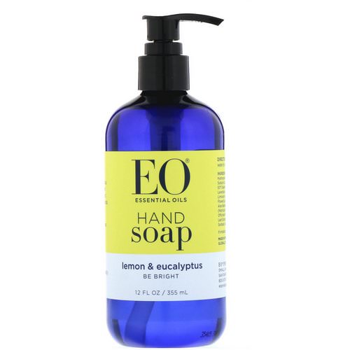 EO Products, Hand Soap, Lemon & Eucalyptus, 12 fl oz (355 ml) فوائد
