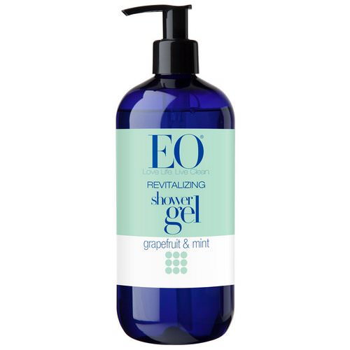 EO Products, Shower Gel, Revitalizing, Grapefruit & Mint, 16 fl oz (473 ml) فوائد