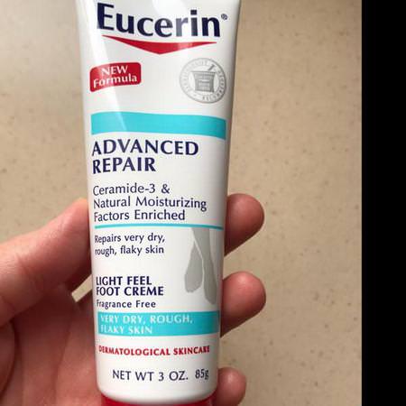 Eucerin Foot Cream Creme Dry Itchy Skin - حكة في البشرة, جافة, علاج الجلد, كريم للقدمين