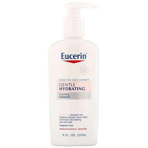 Eucerin, Gentle Hydrating Cleanser, Fragrance Free, 8 fl oz (237 ml) فوائد