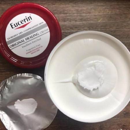 Eucerin, Original Healing, Creme for Very Dry Sensitive Skin, Fragrance Free, 2 oz (57 g)