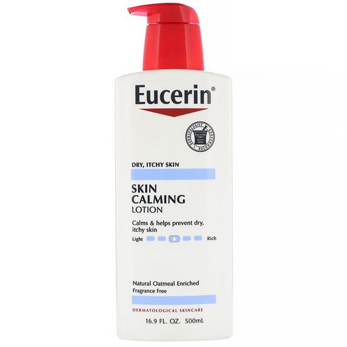 Eucerin, Skin Calming Lotion, Fragrance Free, 16.9 fl oz (500 ml) فوائد