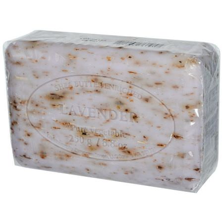 European Soaps, Pre de Provence Bar Soap, Lavender, 8.8 oz (250 g):شريط الصابون, دش