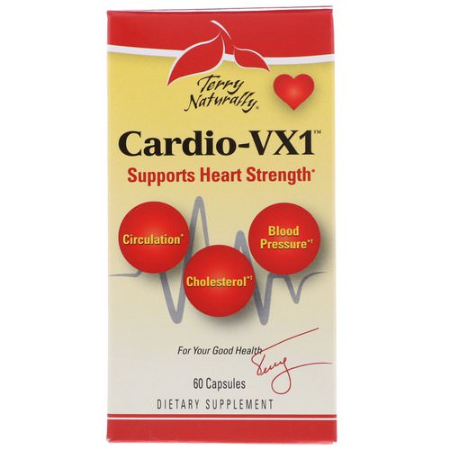 EuroPharma, Terry Naturally, Cardio VX1, 60 Capsules فوائد