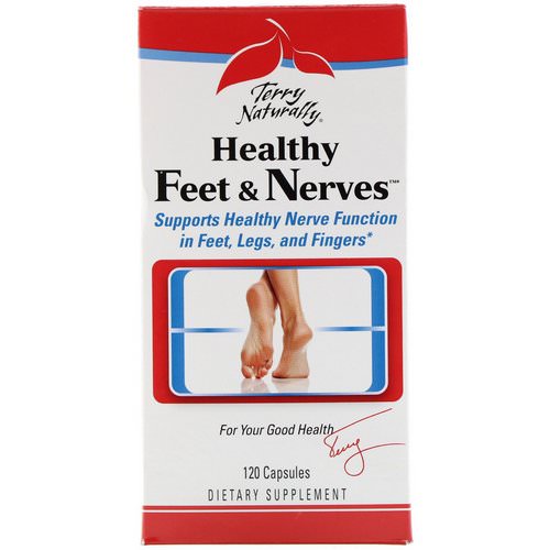 EuroPharma, Terry Naturally, Healthy Feet & Nerves, 120 Capsules فوائد