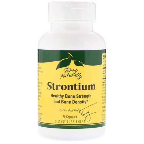 EuroPharma, Terry Naturally, Strontium, 60 Capsules فوائد