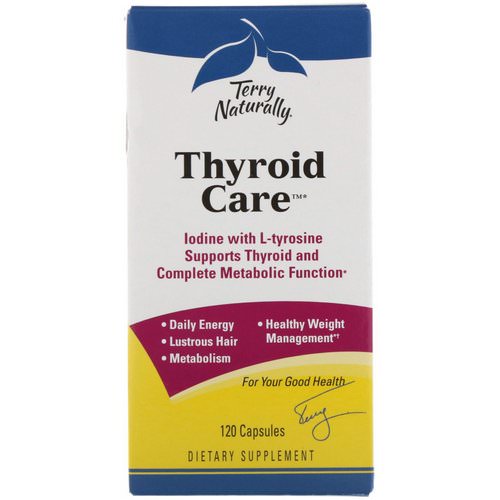 EuroPharma, Terry Naturally, Thyroid Care, 120 Capsules فوائد
