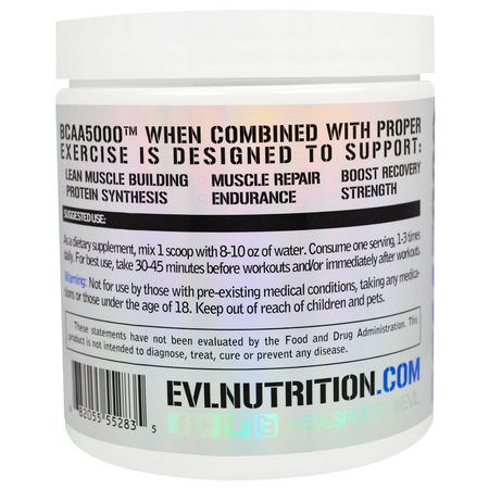 EVLution Nutrition BCAA - BCAA,الأحماض الأمينية,المكملات الغذائية