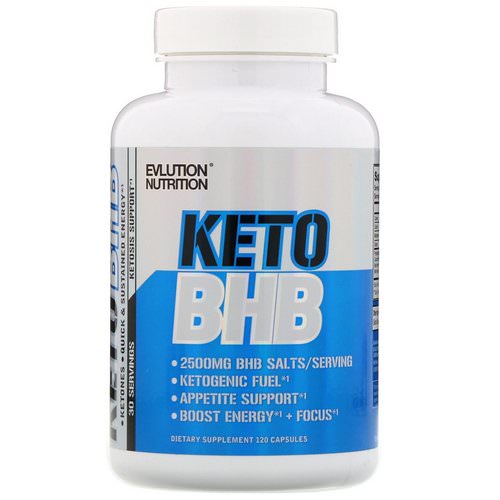 EVLution Nutrition, Keto BHB, 120 Capsules فوائد