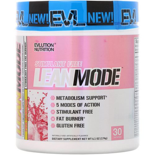 EVLution Nutrition, LeanMode, Pink Lemonade, 6.1 oz (174 g) فوائد