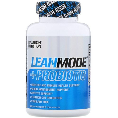 EVLution Nutrition, LeanMode + Probiotic, 120 Capsules فوائد
