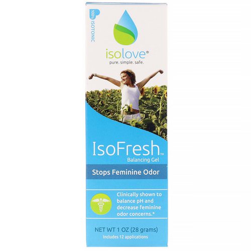 Fairhaven Health, IsoFresh Balancing Gel, Stops Feminine Odor, 1 oz (28 g) فوائد