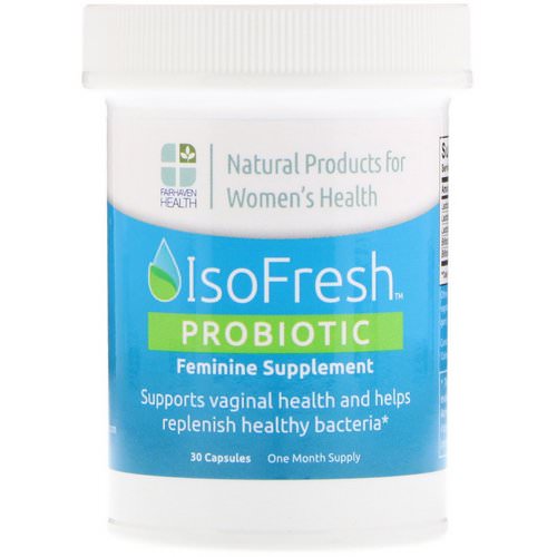 Fairhaven Health, IsoFresh Probiotic for Feminine Balance, 30 Capsules فوائد