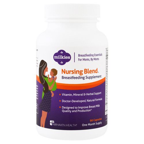 Fairhaven Health, Milkies, Nursing Blend Breastfeeding Supplement, 90 Veggie Caps فوائد