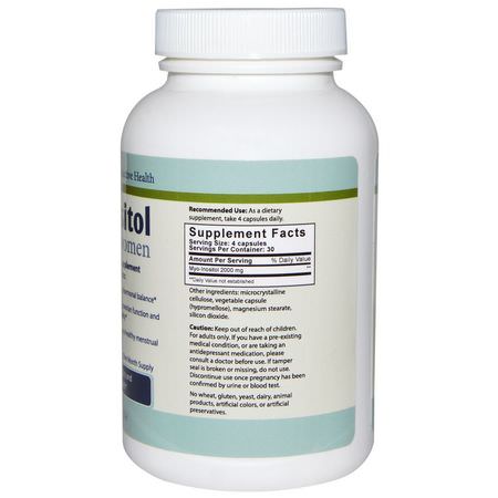 Fairhaven Health, Myo-Inositol, For Women and Men, 120 Capsules:Inositol, فيتامين B