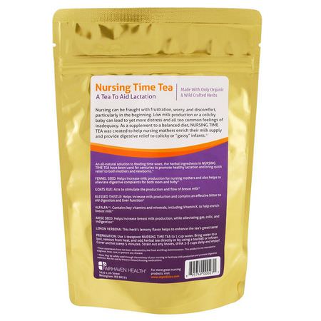 Fairhaven Health, Nursing Time Tea, Lemon Flavor, 4 oz:شاي طبي, دعم الرضاعة
