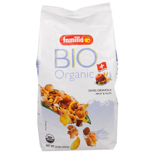 Familia, Bio Organic, Swiss Granola Fruit & Nuts, 13 oz (369 g) فوائد