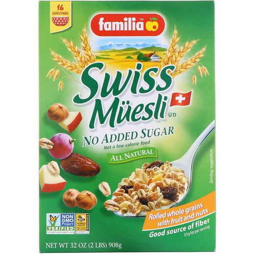 Familia, Swiss Muesli, No Added Sugar, 32 oz (908 g) فوائد