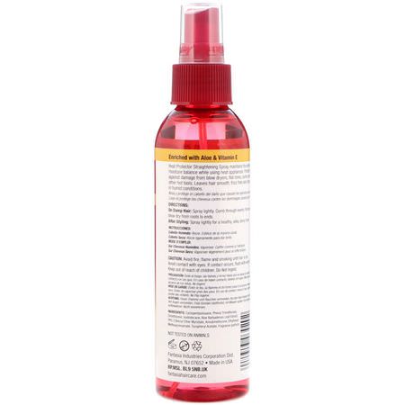 Fantasia, IC, Hair Polisher, Heat Protector Straightening Spray, 6 fl oz (178 ml):تصفيف الشعر, العناية بالشعر