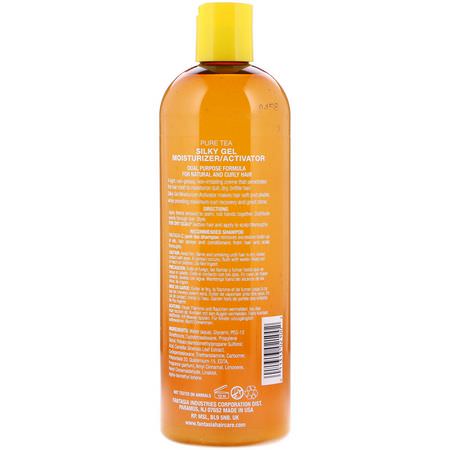 Fantasia, Pure Tea Silky Gel Moisturizer Activator, Hair and Scalp Conditioner, 16 fl oz (473 ml):جل الشعر, تصفيف الشعر