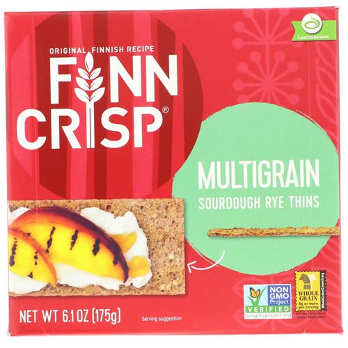 Finn Crisp, Multigrain Sourdough Rye Thins, 6.2 oz (175 g) فوائد