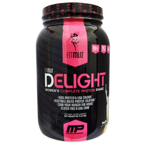 FitMiss, Delight, Women's Complete Protein Shake, Vanilla Chai, 2 lbs (907 g) فوائد