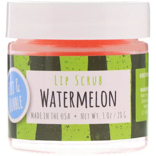 Fizz & Bubble, Lip Scrub, Watermelon, 1 oz (21 g) فوائد
