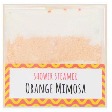 Fizz & Bubble, Shower Steamer, Orange Mimosa, 3.8 oz (108 g):الر,ائح, الدش