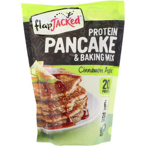 FlapJacked, Protein Pancake & Baking Mix, Cinnamon Apple, 12 oz (340 g) فوائد