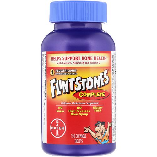 Flintstones, Complete, Children's Multivitamin Supplement, 150 Chewable Tablets فوائد