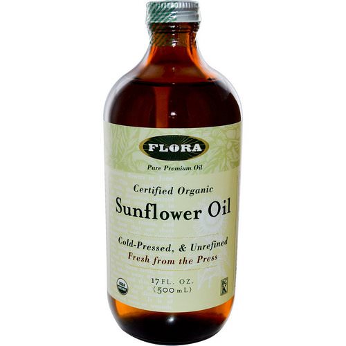 Flora, Certified Organic Sunflower Oil, 17 fl oz (500 ml) فوائد