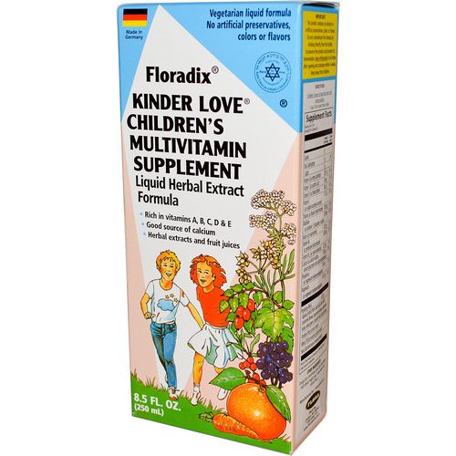 Flora, Floradix, Kinder Love, Children's Multivitamin Supplement, 8.5 fl oz (250 ml) فوائد