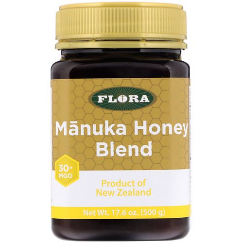 Flora, Manuka Honey Blend, MGO 30+, 17.6 oz (500 g) فوائد