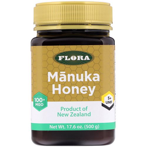 Flora, Manuka Honey, MGO 100+, 17.6 oz (500 g) فوائد