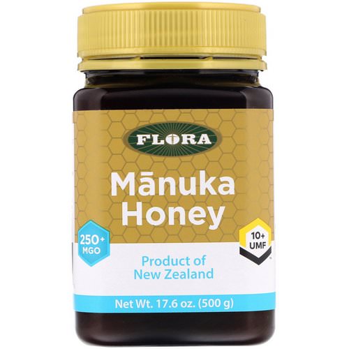 Flora, Manuka Honey, MGO 250+, 17.6 oz (500 g) فوائد