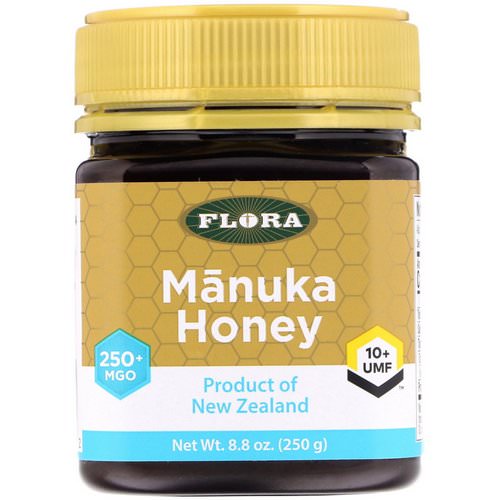 Flora, Manuka Honey, MGO 250+, 8.8 oz (250 g) فوائد